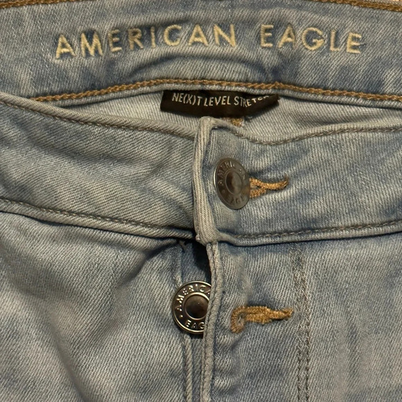 American Eagle high rise jegging, size 14 short - Picture 4 of 5